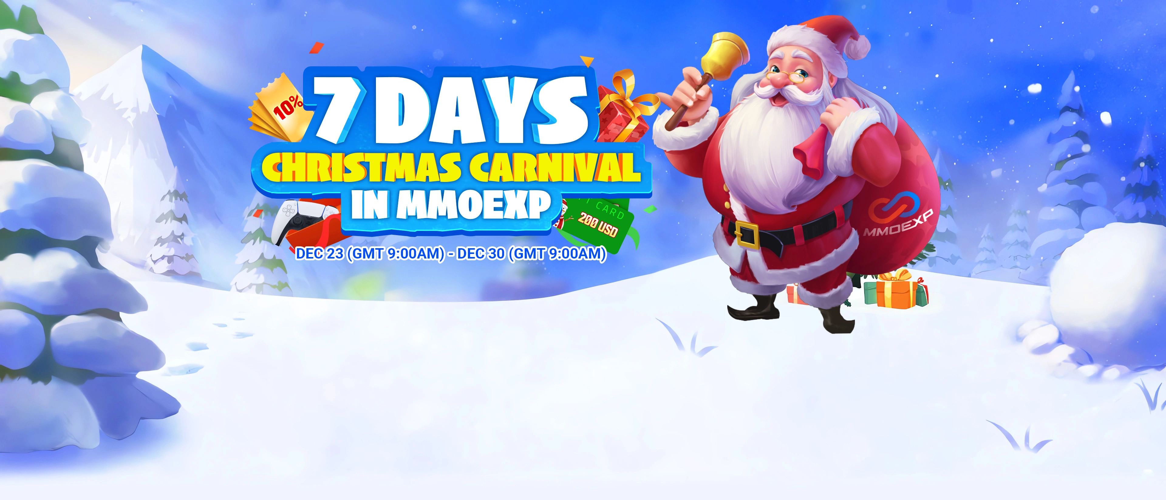 7 Days Christmas Carnival In MMOEXP