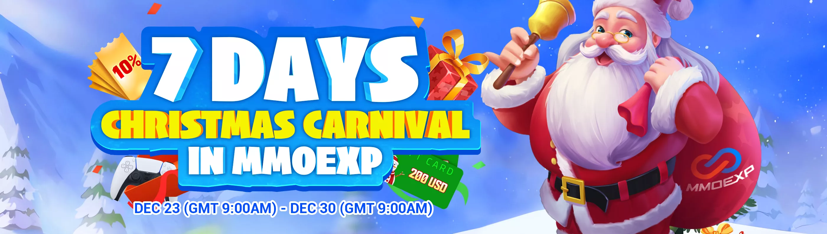 7 Days Christmas Carnival In MMOEXP